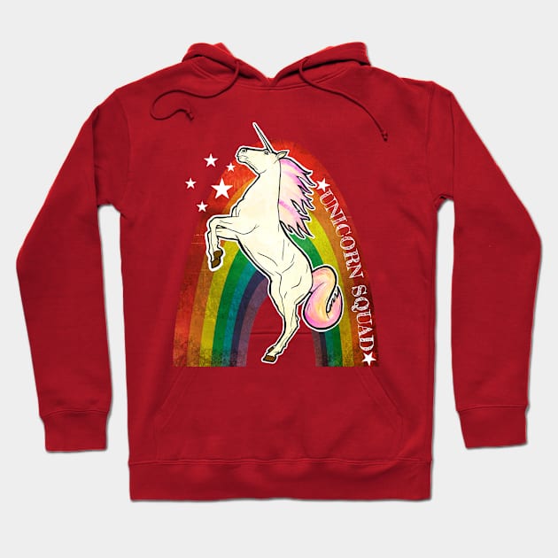 Unicorn Squad Hoodie by Tezatoons